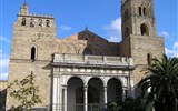 Monreale - Itálie - Sicílie - Monreale, katedrála Nanebevzetí P.Marie, 1174-82, silný vliv byzyntského slohu