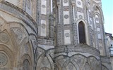 Monreale - Itálie - Sicílie - Monreale, katedrála postavená 1174-1200 z nádherné šedé žuly