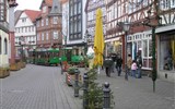 Advent ve středověkých městech Německa a zdobené kašny 2020 - Německo - Rothenburg - advent v ulicích plných hrázděných domů