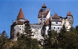 Hory a kláštery Drakulovy Transylvánie 2019 - Rumunsko - hrad Bran, původně Drákulův
