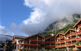 Zermatt - Švýcarsko - horské centrum Zermatt leží ve výšce 1620 m nad mořem v kantonu Valais, v německy mluvící oblasti