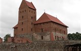 Národní parky Pobaltí a estonské ostrovy - Pobaltí - Litva - Trakai, hrad na obranu před německými křižáky postaven 1321