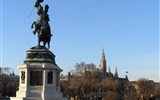 Adventní Vídeň, Schönbrunn a Hof, adventní trhy a výstava Caravaggio a Bernini 2019 - Rakousko, Vídeň, okolí radnice