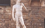 Florencie, Lucca a Siena letecky a vlakem - Itálie - Toskánsko - Florencie, David od Michelangela, 1501-4, carrarský mramor