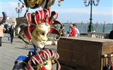 Karneval v Benátkách a ostrovy 2018 - Itálie, Benátky, karnevalová maska