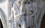 Benátky, ostrovy, slavnost gondol a Bienále 2020 - Itálie - Benátky - Dožecí palác, detail Noemova opilství