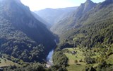 Černá Hora, národní parky a moře, privátní domy 2020 - Černá Hora, kaňon řeky Tara