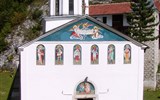 Černá Hora, národní parky a moře, privátní domy 2020 - Černá Hora - Plevlja - klášter Nejsvětější Trojice
