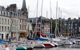 Normandie, zahrady, Alabastrové pobřeží a slavnost Armada - Francie, Normandie, Honfleur, přístav