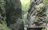 Slovinsko, hory, moře a jeskyně 2020 - Slovinsko, Julské Alpy, soutěska Vintgar