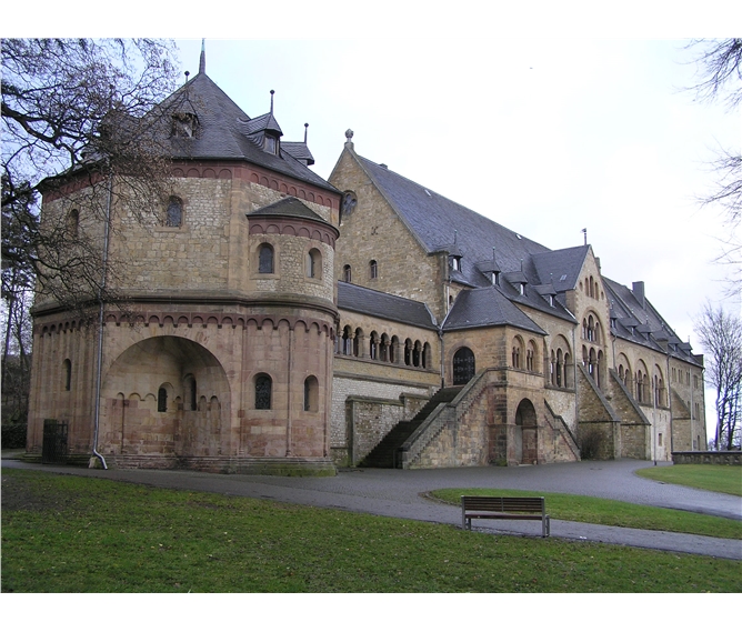 Německo, parky, zahrady a památky UNESCO - Německo - Goslar - císařská falc